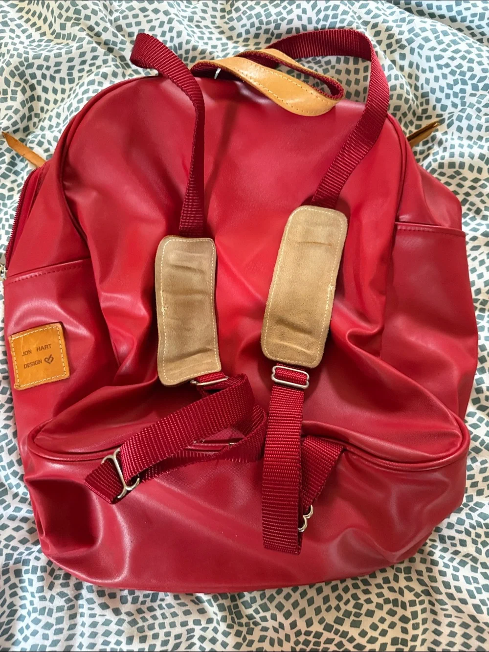 Jon Hart Large Red Backpack